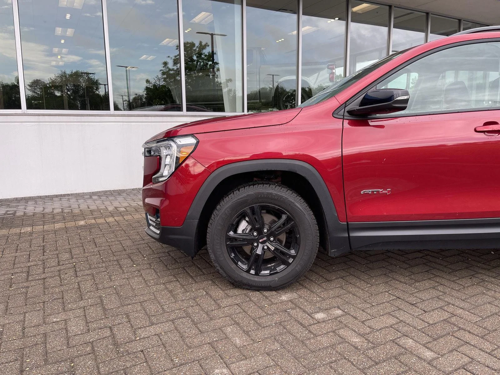 Used 2024 Volcanic Red Tintcoat GMC AT4 image 9