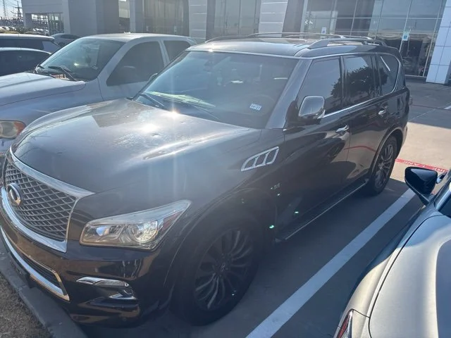 Used 2016 INFINITI QX80 Limited with VIN JN8AZ2NE4G9121098 for sale in Plano, TX
