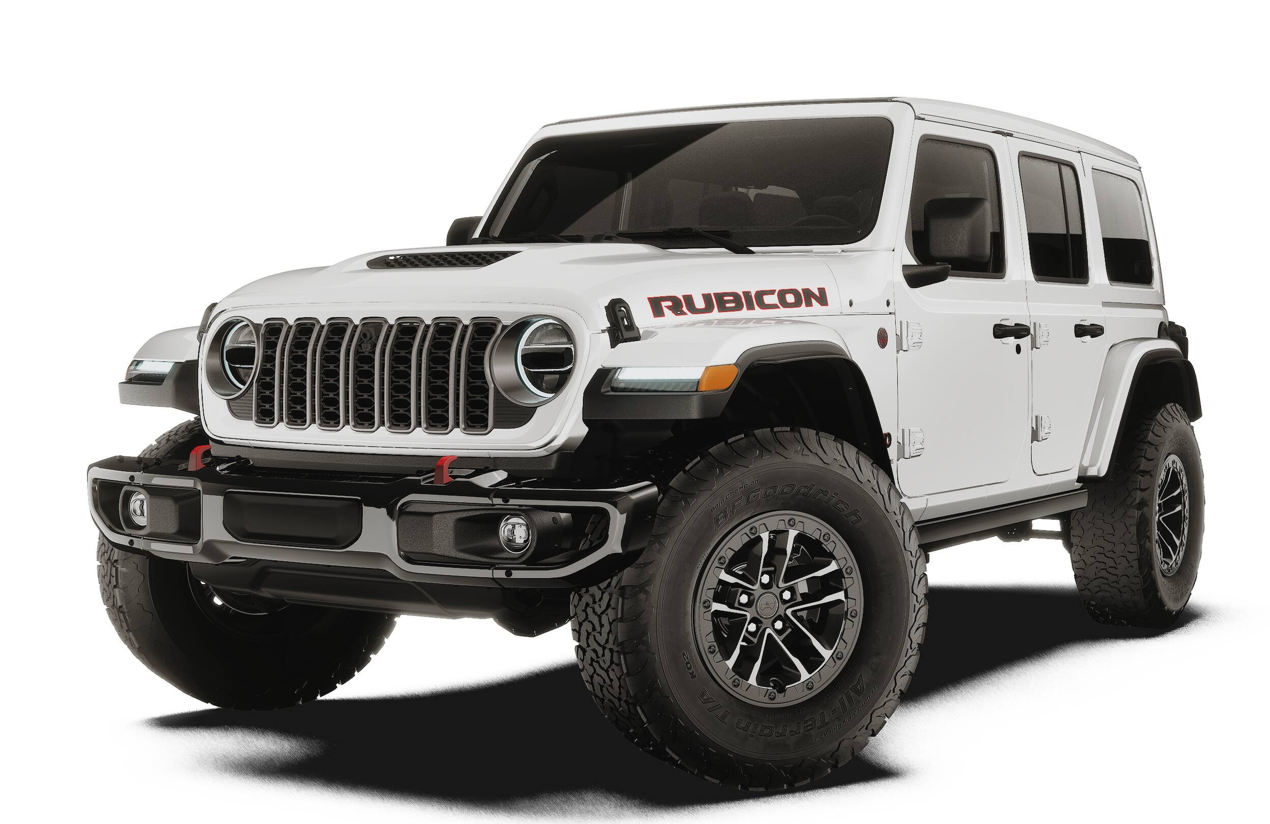 New 2027 Bright White Clear-Coat Paint Jeep Rubicon X image 13
