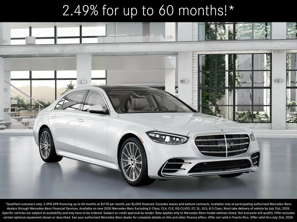 New 2026 MANUFAKTUR Moonlight White Metallic Mercedes-Benz S 500 image 10