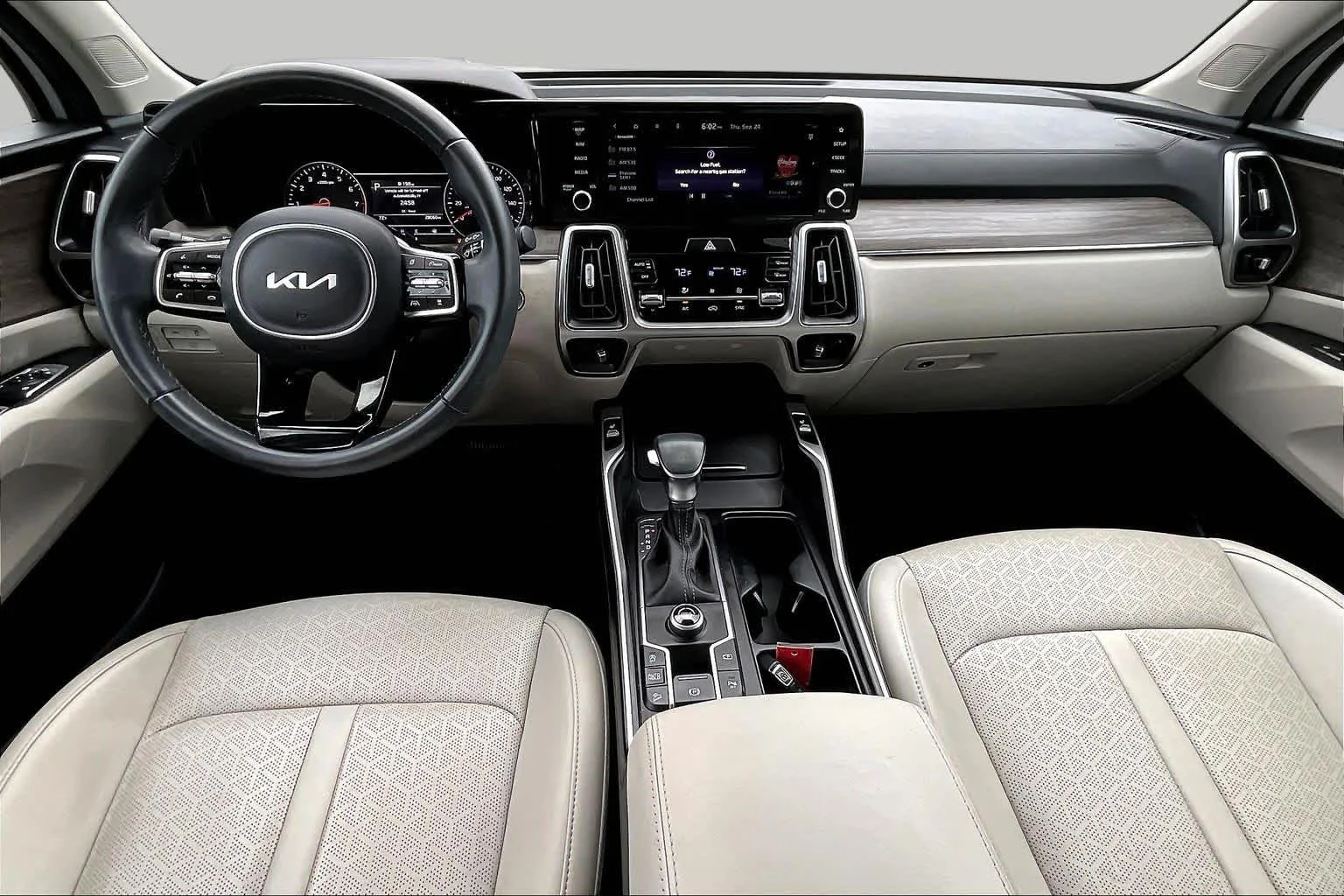 Used 2023 Glacial White Pearl Kia EX image 16