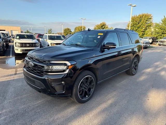 Used 2023 Agate Black Metallic Ford Limited image 3