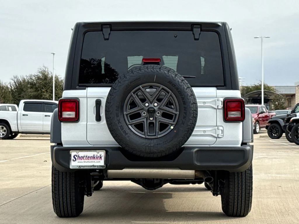 New 2026 Bright White Clear-Coat Exterior Paint Jeep Sport S image 7