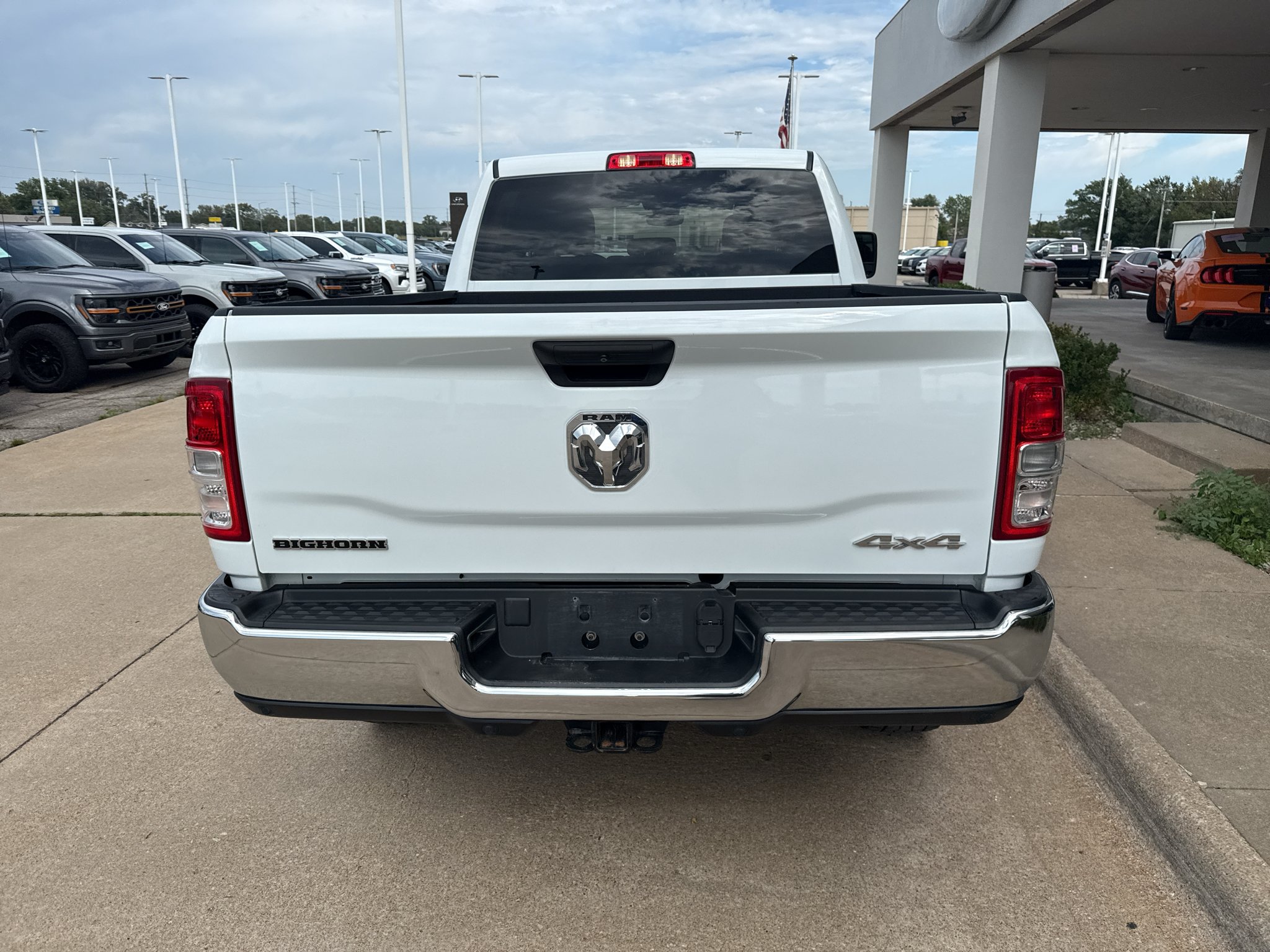 Used 2024 Bright White Clearcoat Ram Big Horn image 6