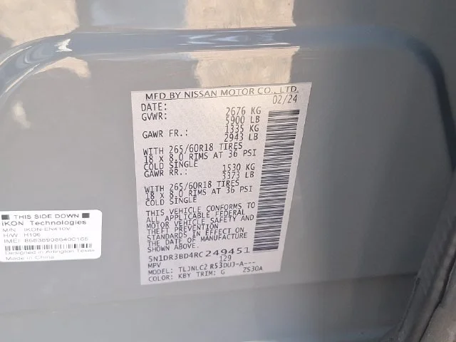 Used 2024 Gray Nissan Rock Creek image 28