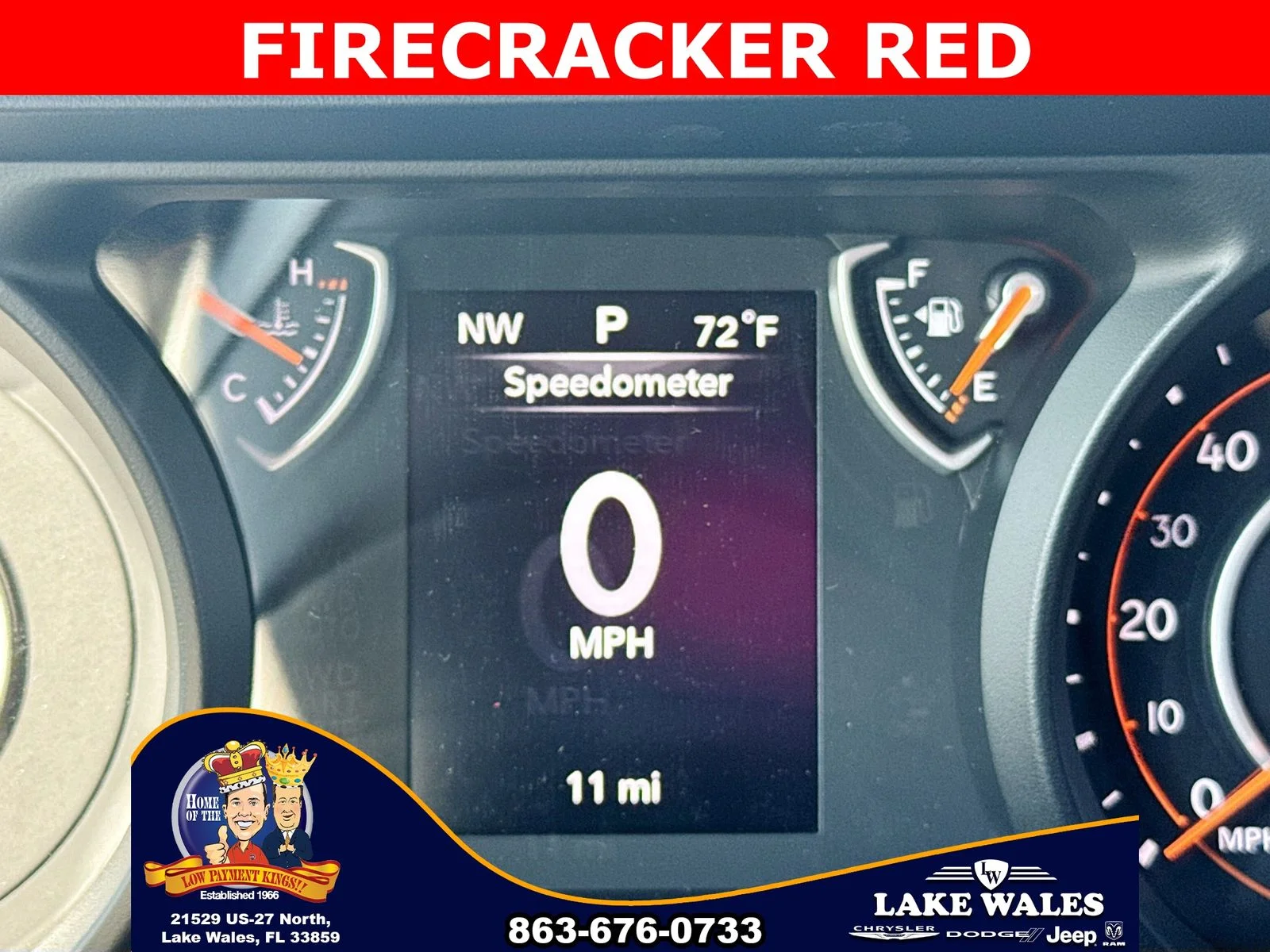New 2026 Firecracker Red Clear-Coat Exterior Paint Jeep Sport image 11