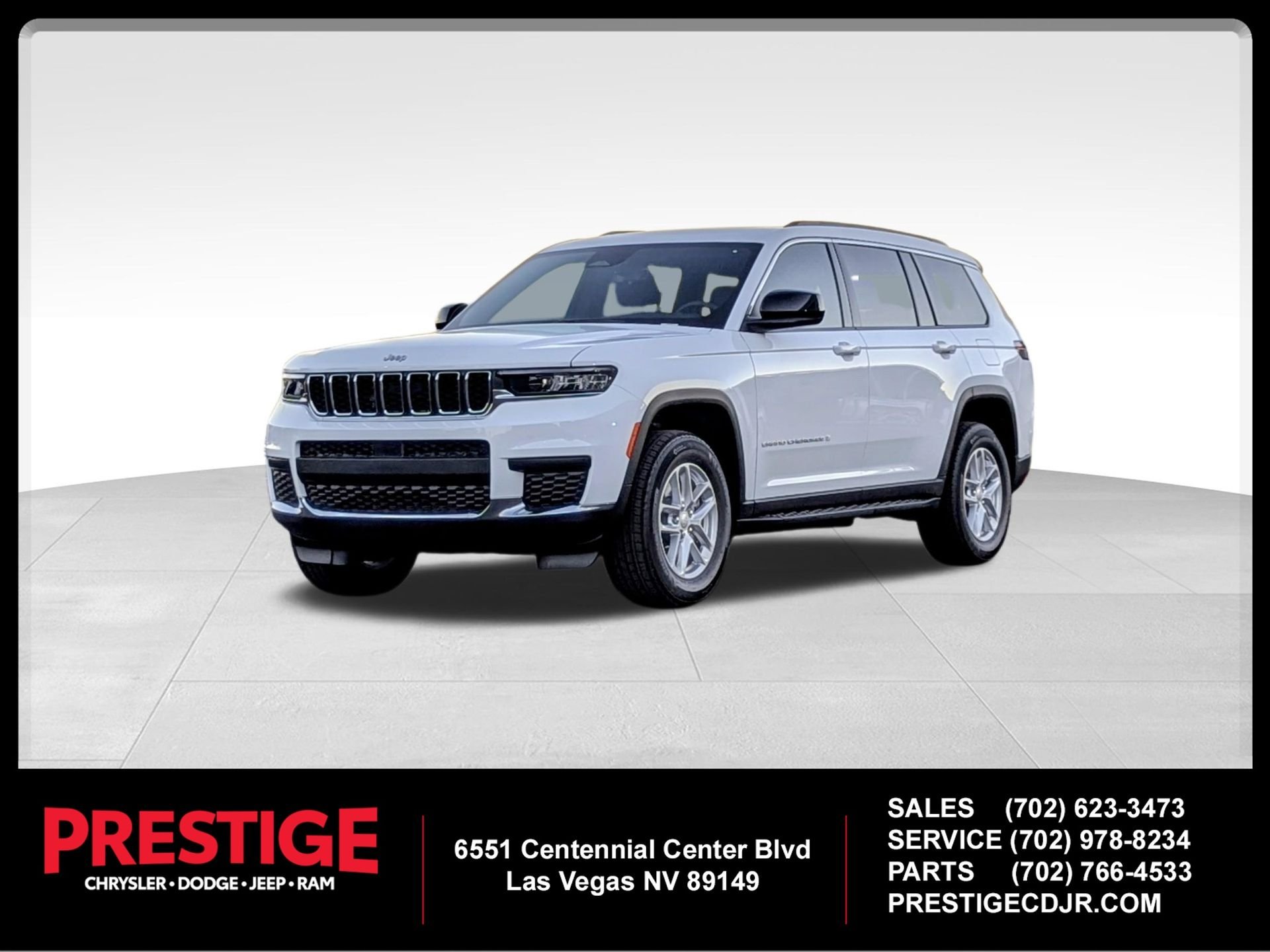 New 2026 Bright White Clearcoat Jeep Laredo image 1