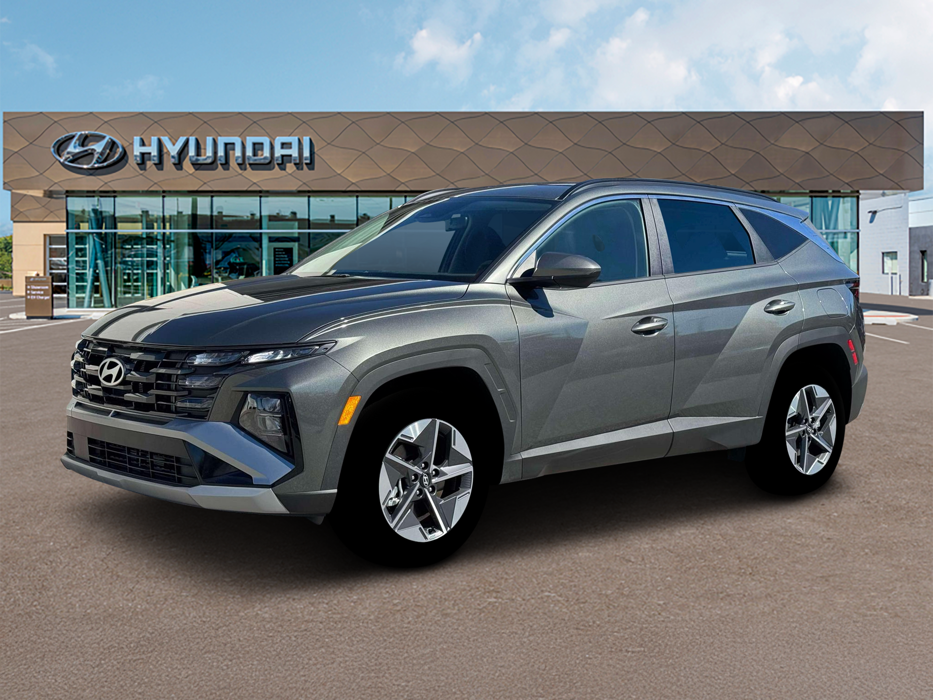 New 2026 Amazon Gray Hyundai SEL AWD image 2