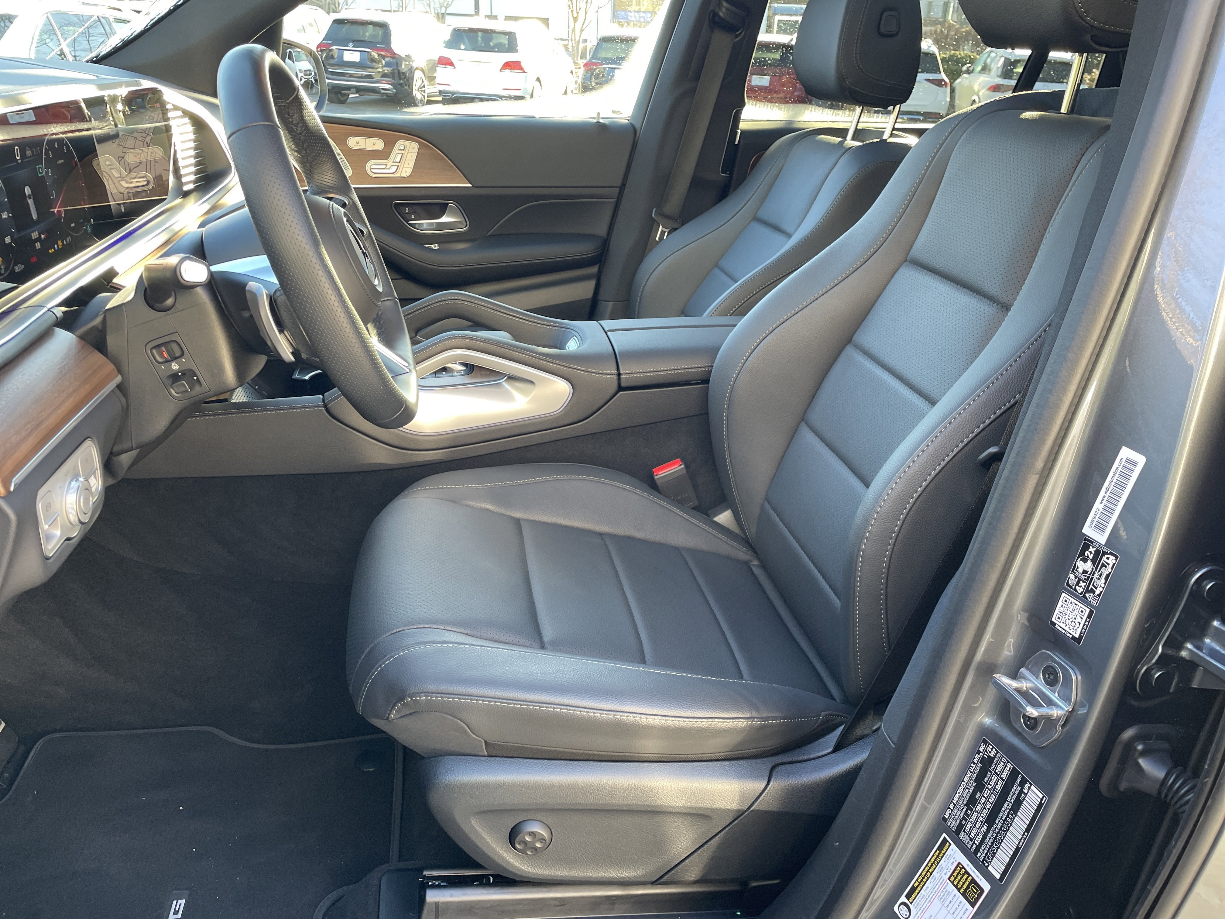 Certified Used 2025 Selenite Grey Metallic Mercedes-Benz GLS 450 4MATIC® SUV image 23