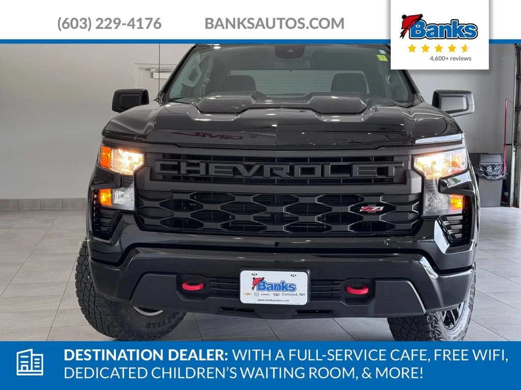 Certified Used 2024 Black Chevrolet Custom Trail Boss image 3