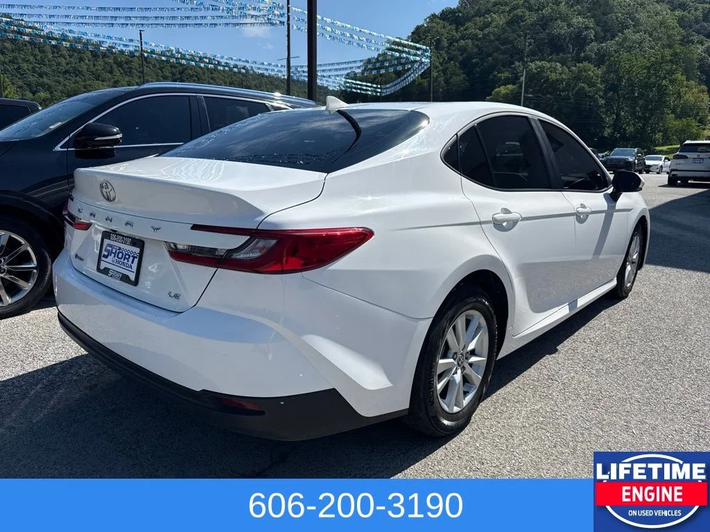 Used 2025 White Toyota LE image 7