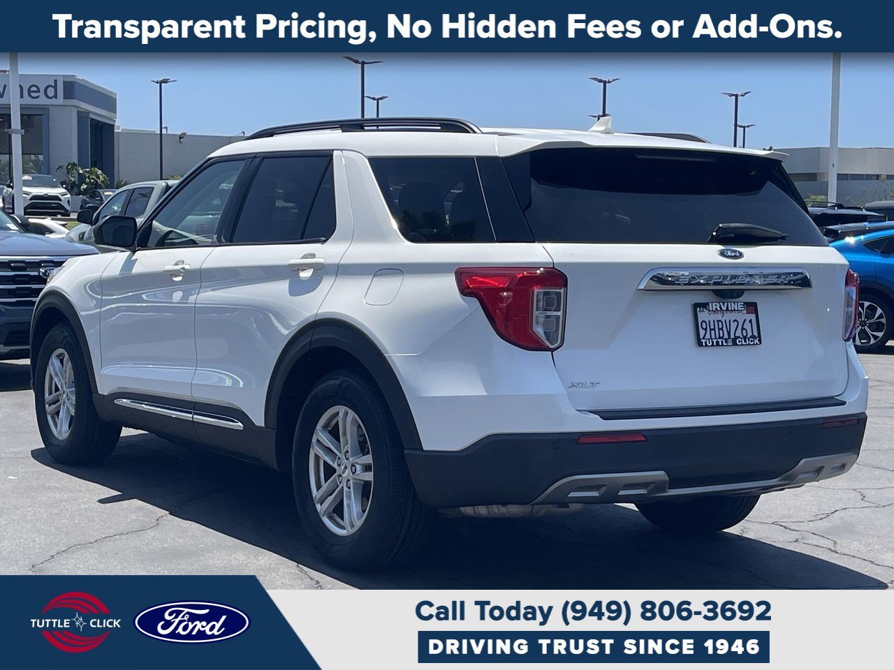 Used 2023 White Ford XLT image 3