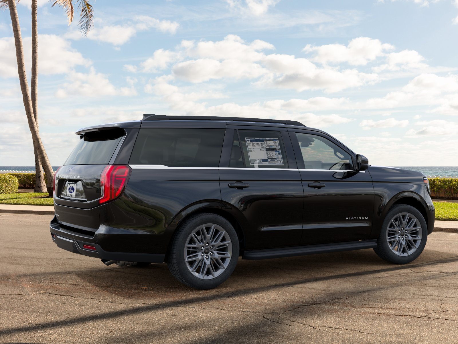 New 2027 Agate Black Metallic Ford Platinum image 6