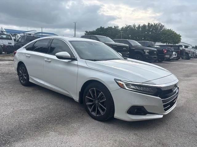Used 2022 White Honda EX-L image 3