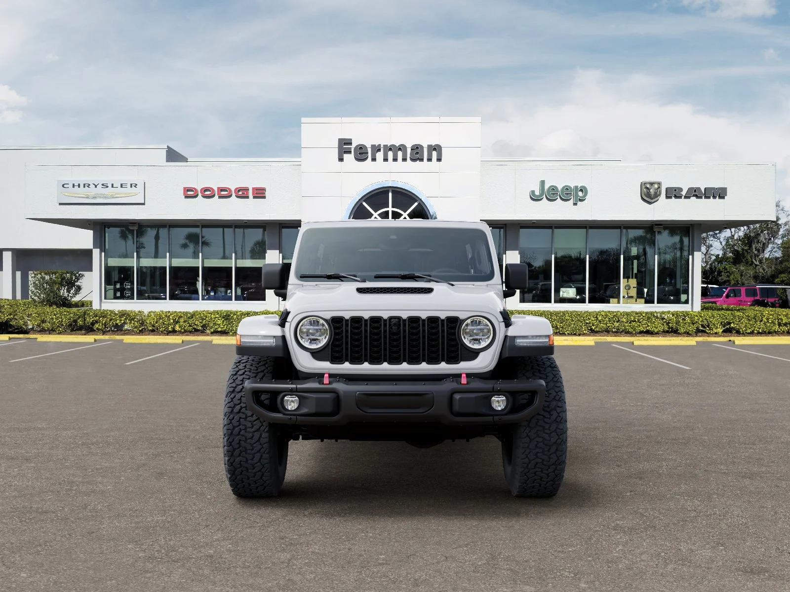 New 2026 Bright White Clear-Coat Exterior Paint Jeep Rubicon X image 6