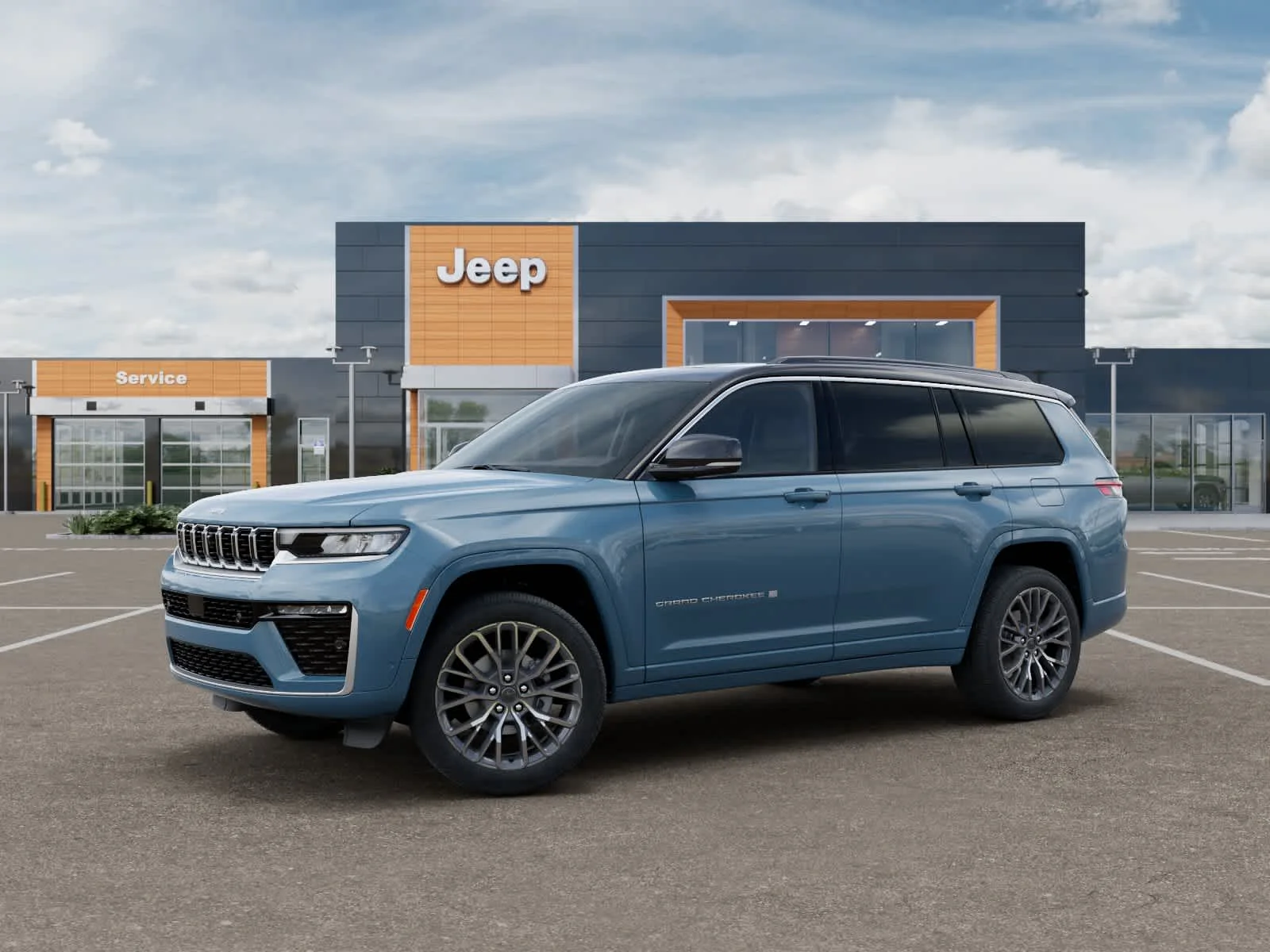 New 2027 Steel Blue Jeep Summit image 2