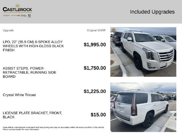 Used 2020 White Cadillac Premium Luxury image 4