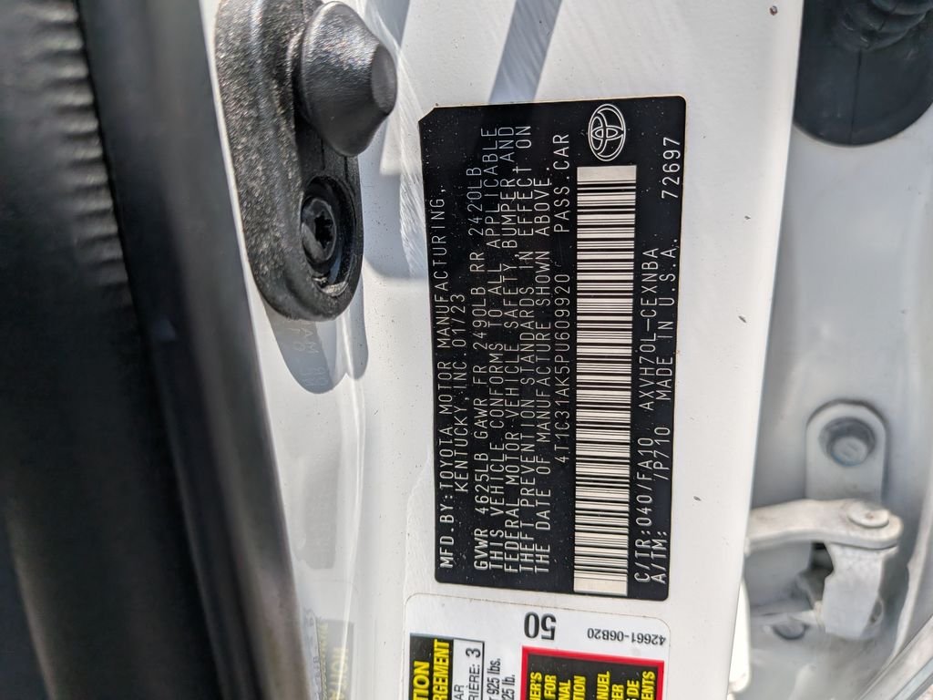 Certified Used 2023 White Toyota LE image 31