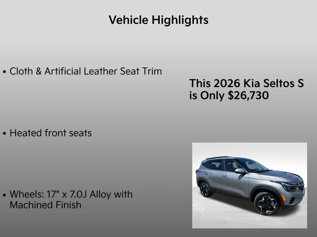 New 2026 Steel Gray Kia S image 33
