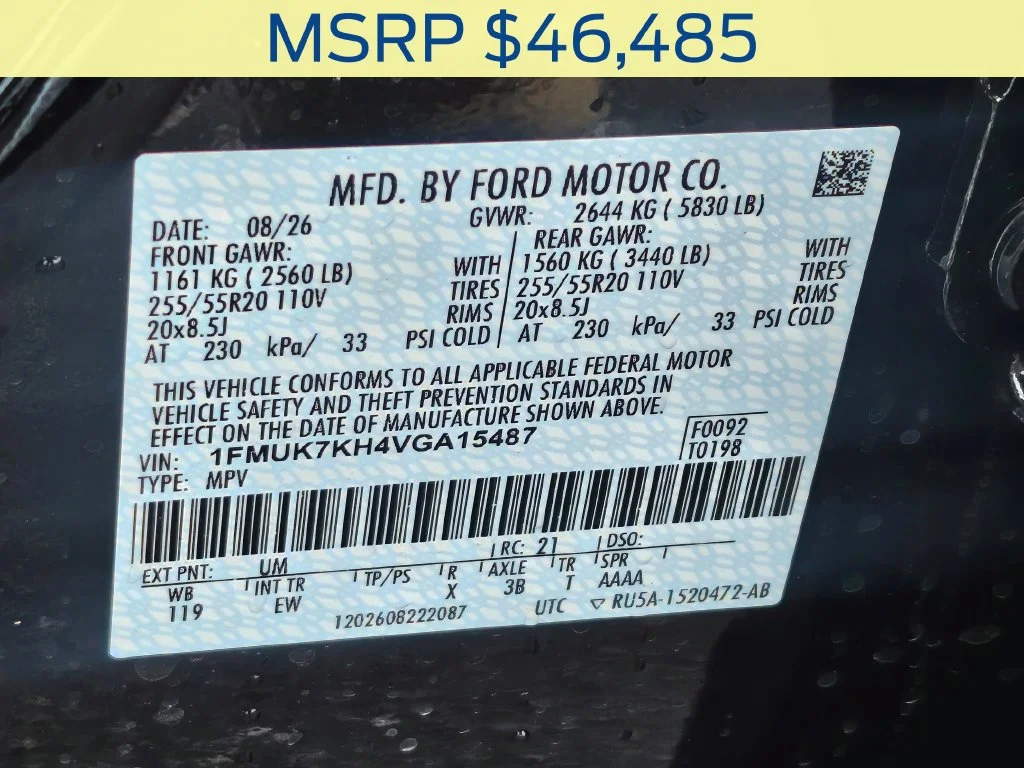 New 2027 Agate Black Metallic Ford ST-Line image 38
