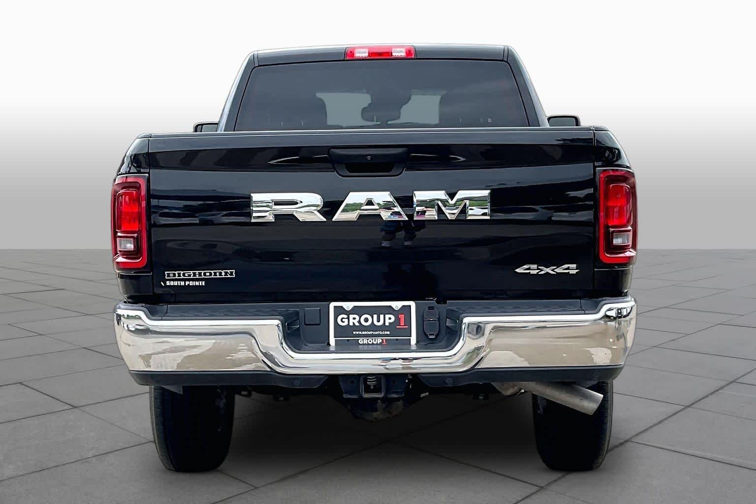 Used 2025 Diamond Black Crystal Pearlcoat Ram Big Horn image 5