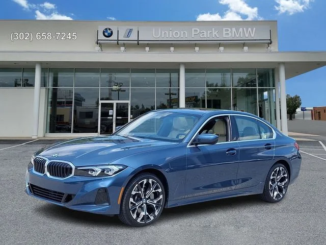 Used 2026 Arctic Race Blue metallic BMW 330i xDrive image 1