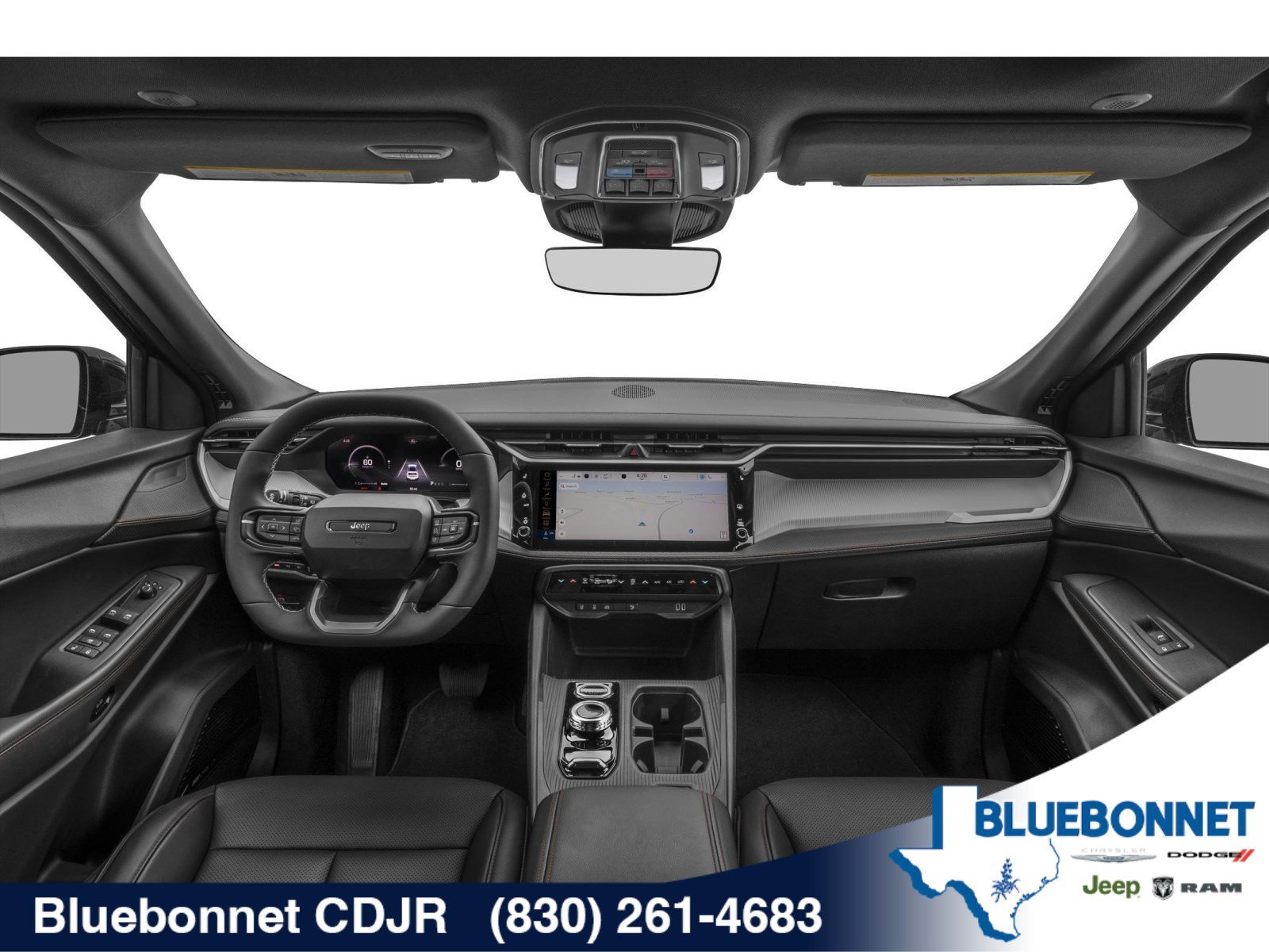 New 2026 Diamond Black Crystal Pearlcoat Jeep Laredo image 5