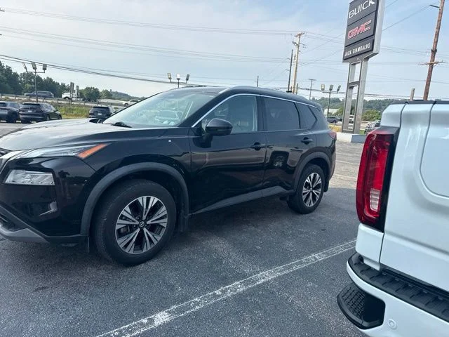 Used 2021 Black Nissan SV image 1