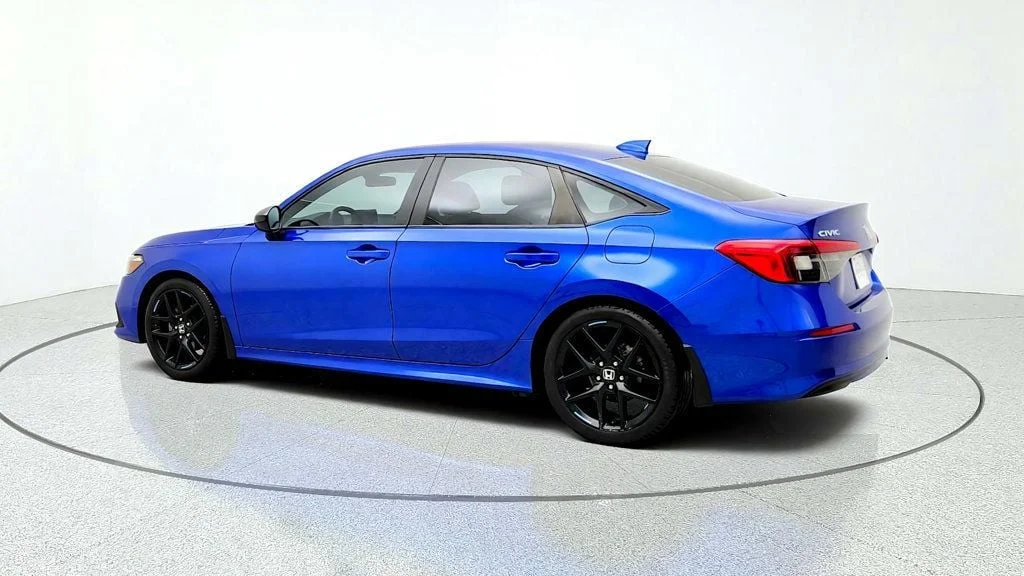Used 2022 Aegean Blue Metallic Honda Sport CVT image 7