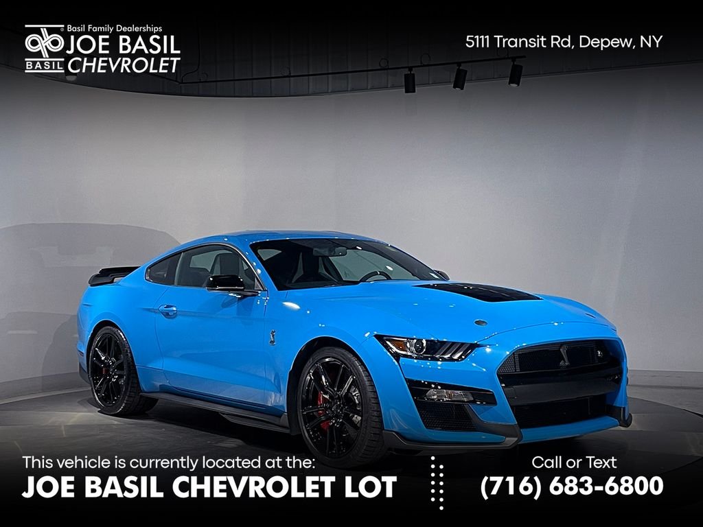 Used 2022 Blue Ford Shelby GT500 image 1