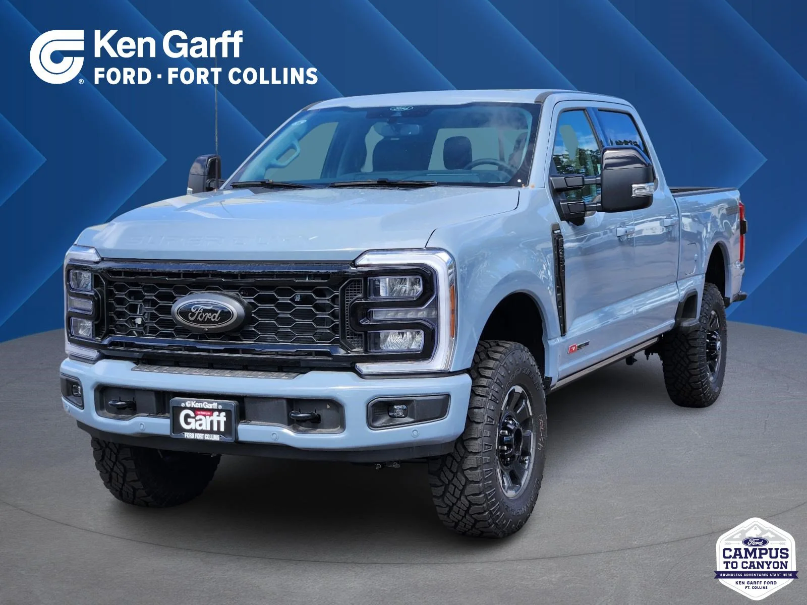New 2026 Glacier Gray Metallic Tri-Coat Ford LARIAT image 1