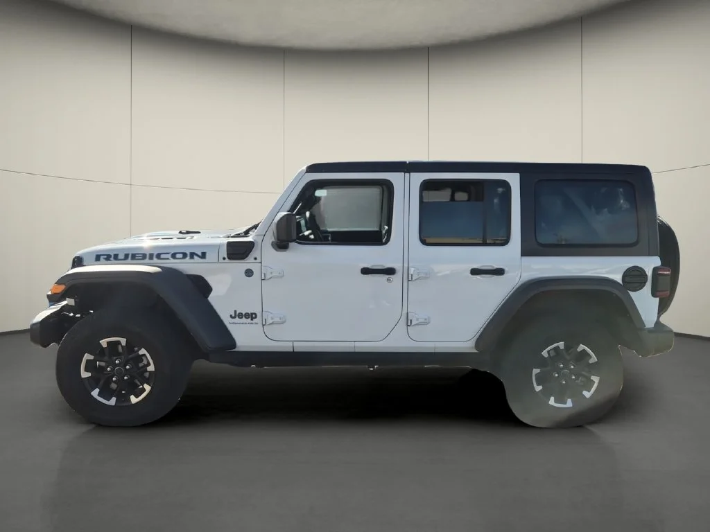 Used 2024 White Jeep Rubicon 4xe image 4