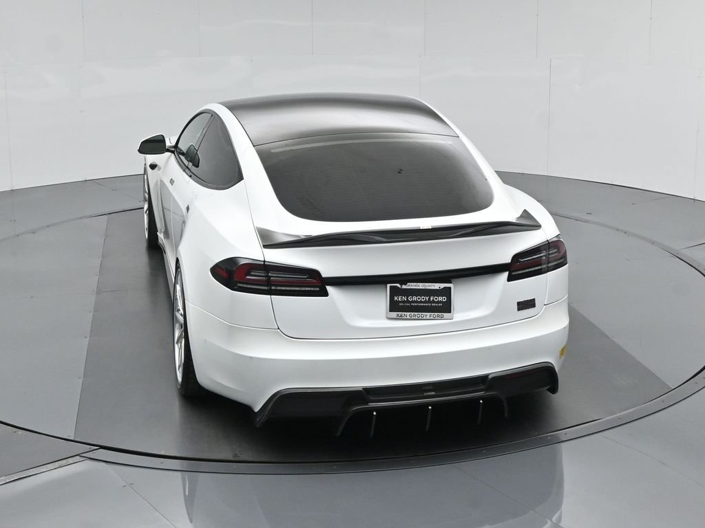 Used 2022 White Tesla Plaid image 40