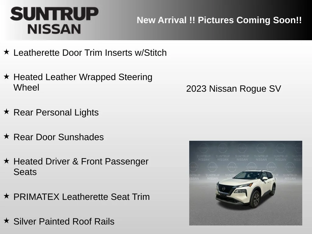 Used 2023 White Nissan SV image 12