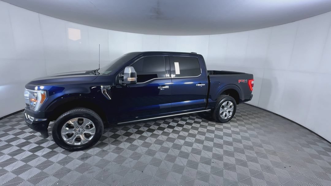 Used 2022 Antimatter Blue Metallic Ford Platinum image 4