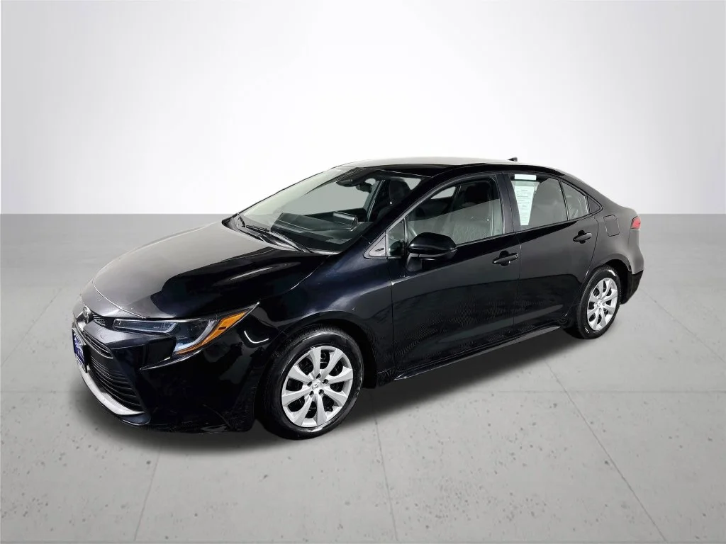 Used 2025 Black Toyota LE image 2