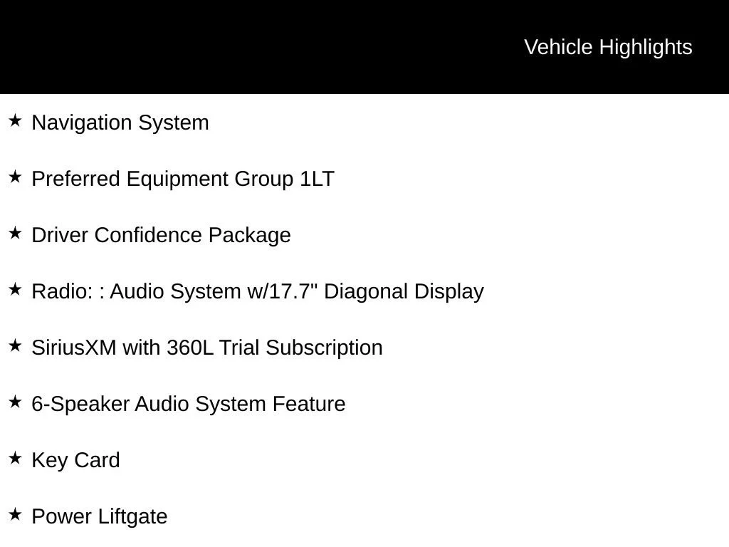 New 2026 Mosaic Black Metallic Chevrolet LT image 3