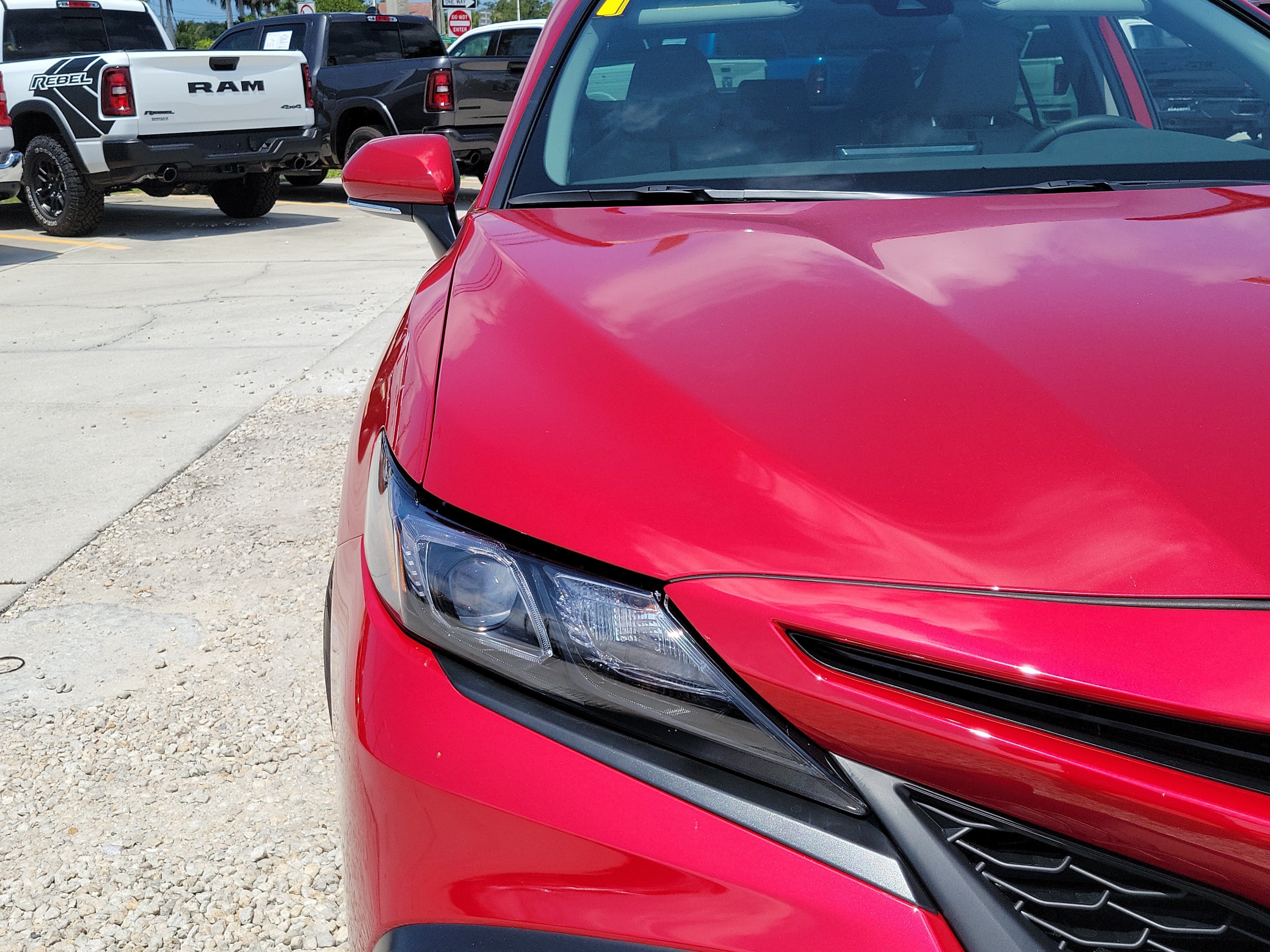 Used 2021 Red Toyota SE Nightshade image 7