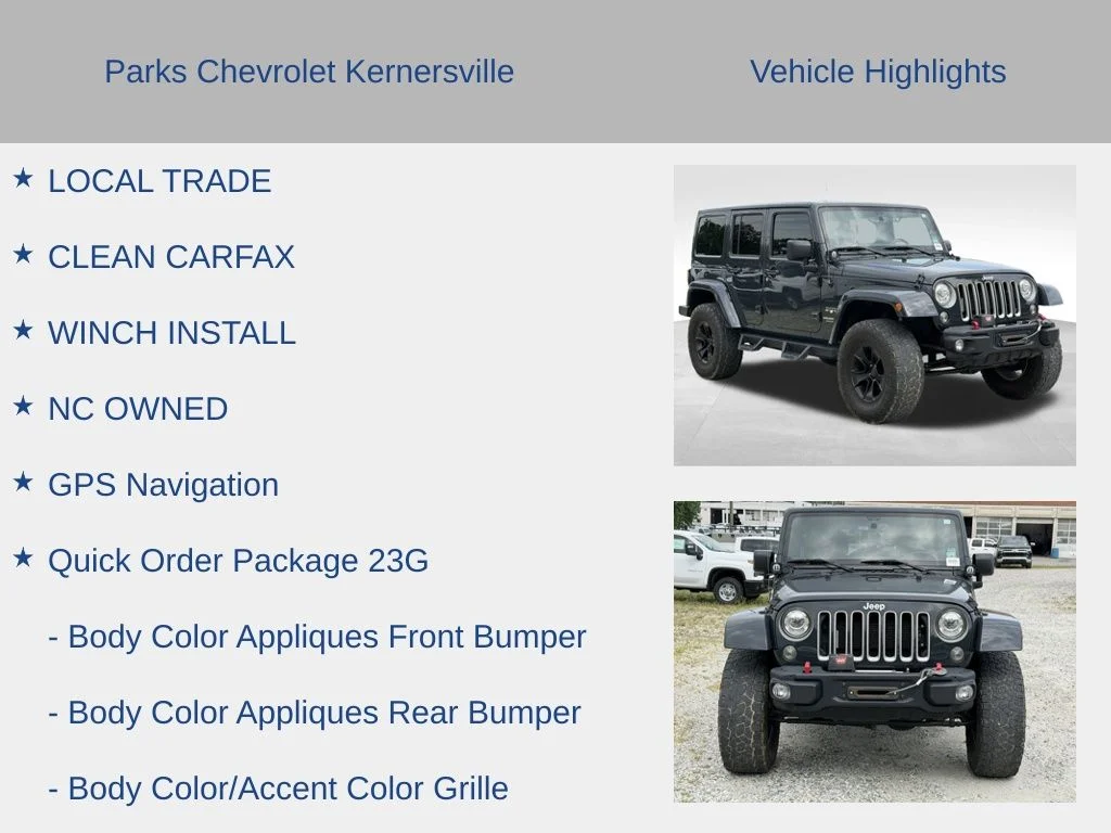 Used 2017 Black Jeep Unlimited Sahara image 6