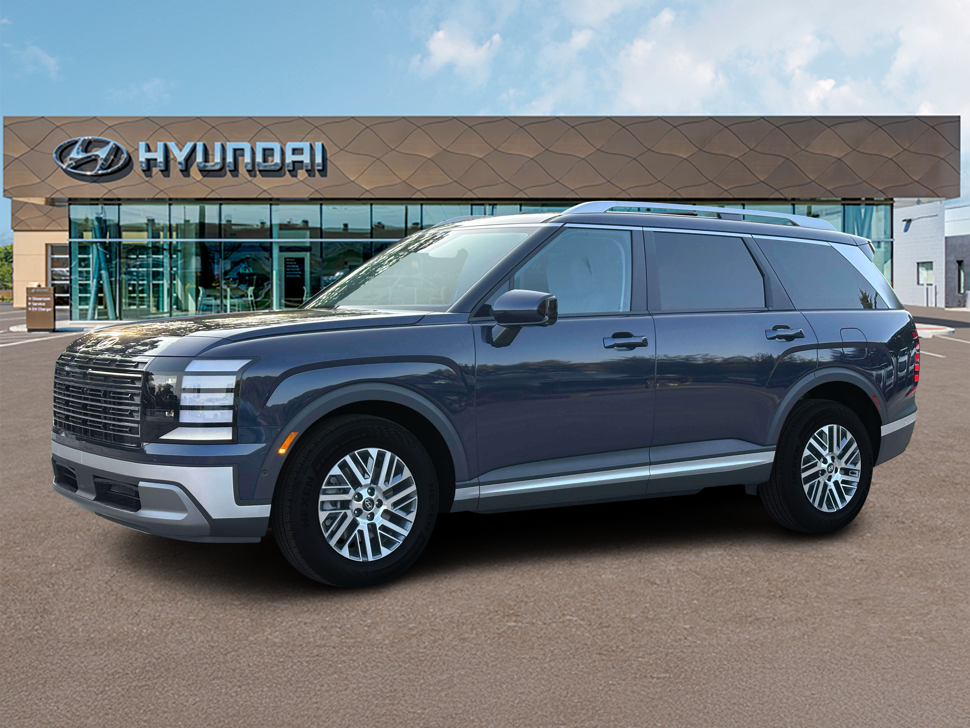 New 2027 Blue Hyundai SEL Premium AWD image 2