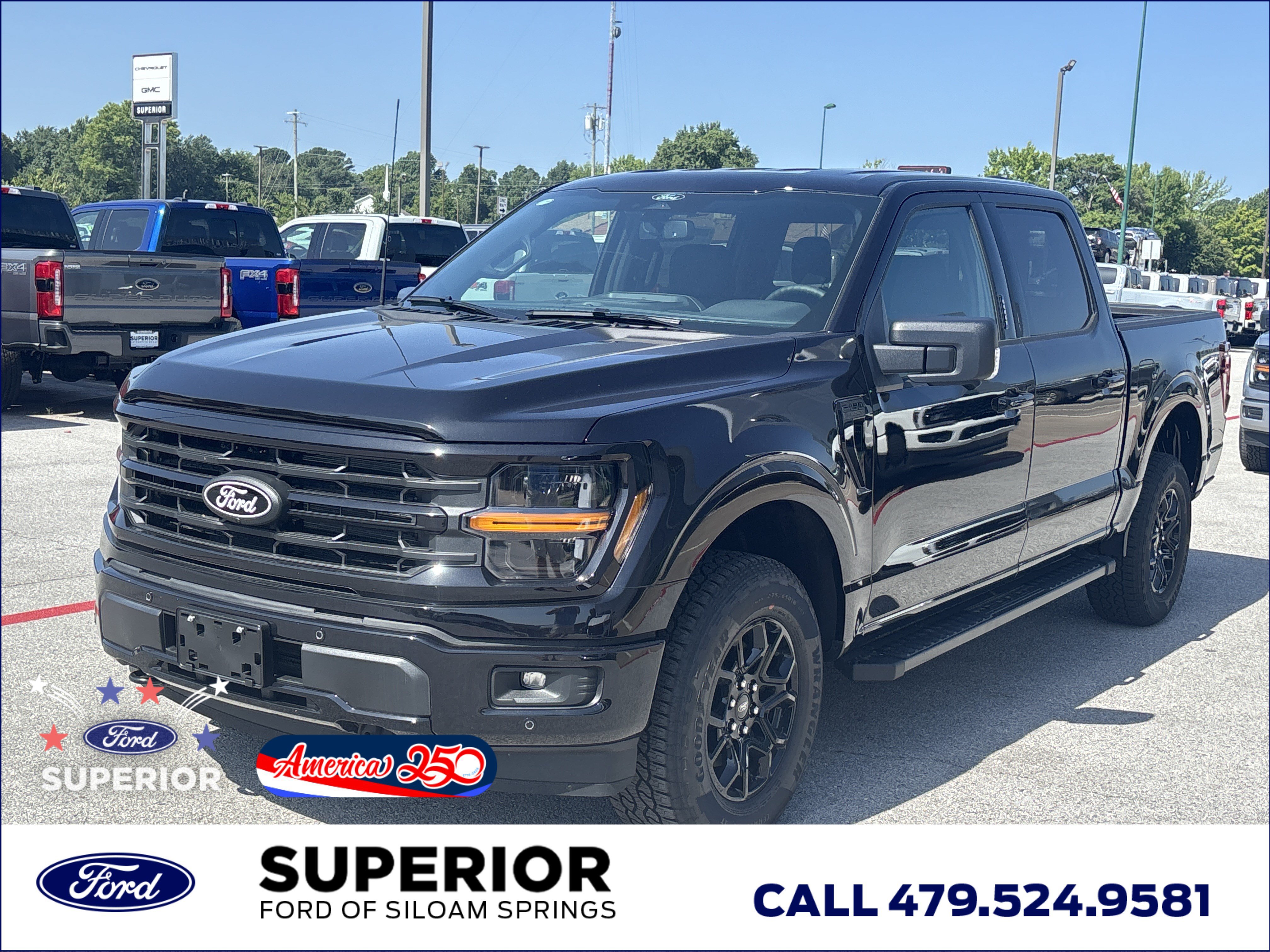 New 2026 Agate Black Metallic Ford XLT 4WD image 7