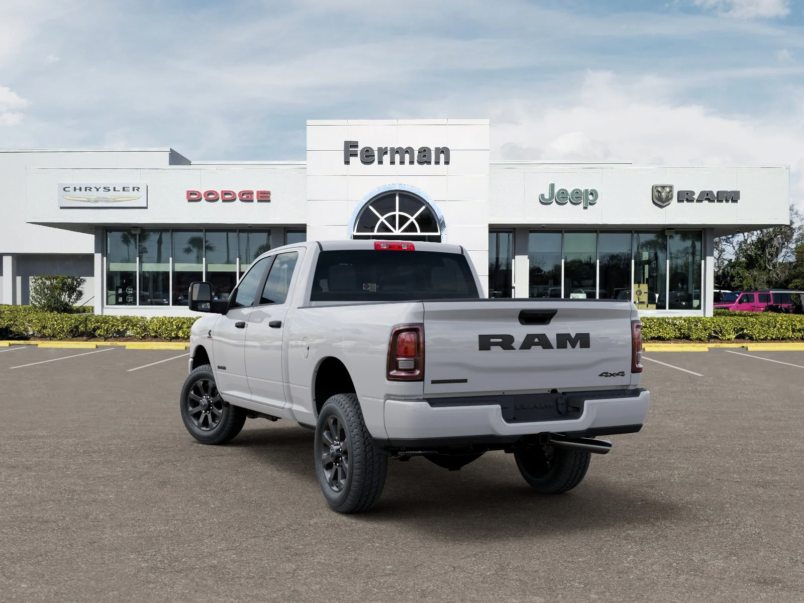 New 2026 Bright White Clear-Coat Exterior Paint RAM Big Horn image 32