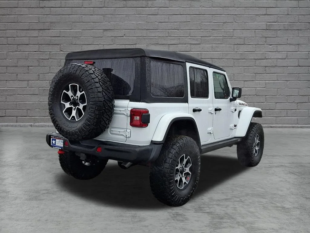 Used 2023 Bright White Clearcoat Jeep Rubicon image 11