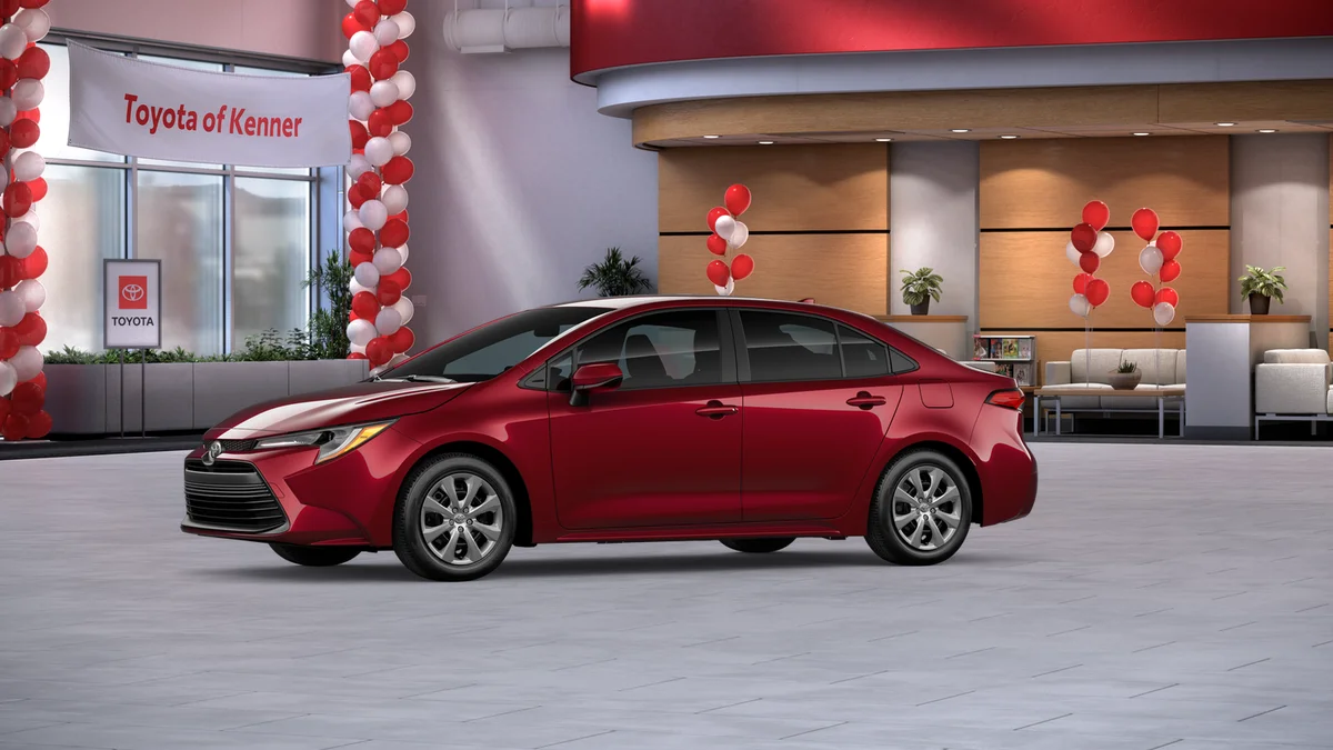 New 2026 Ruby Flare Pearl Toyota LE image 3