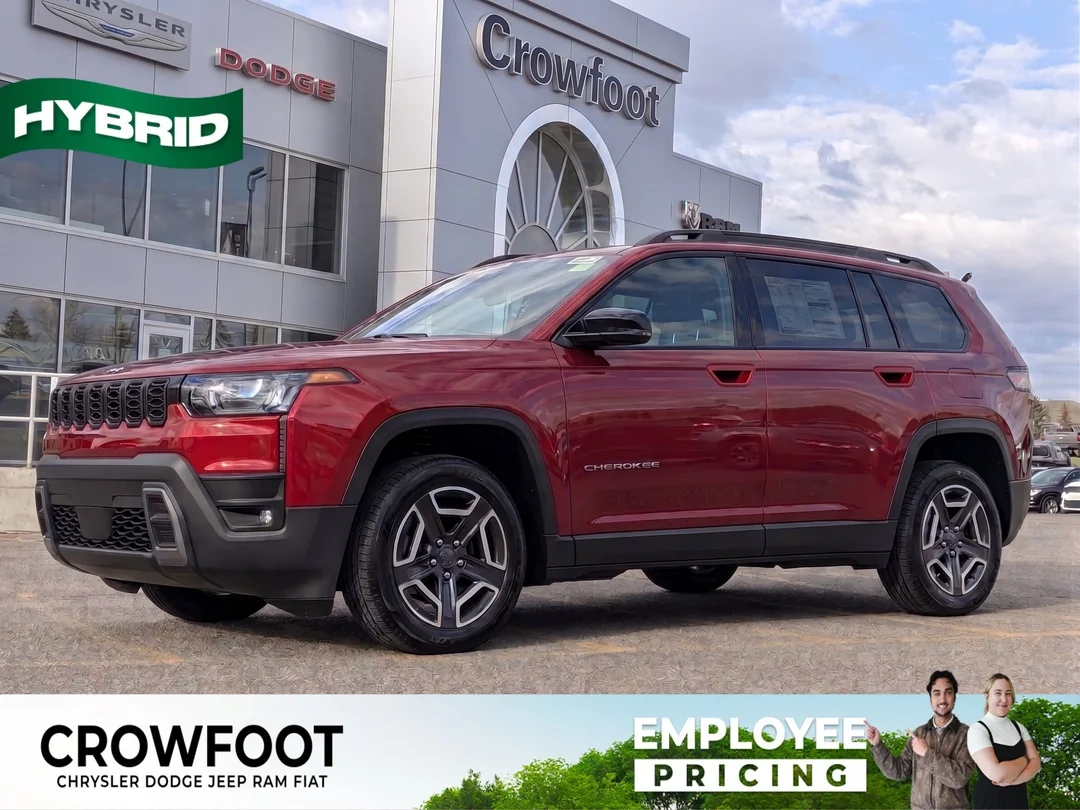 New 2026 Red Jeep Limited - - 4x4 - 1.6L Turbo Hybrid - Pano Sunroof - 12.3 Dsply - Pwr Liftgate & More! image 1