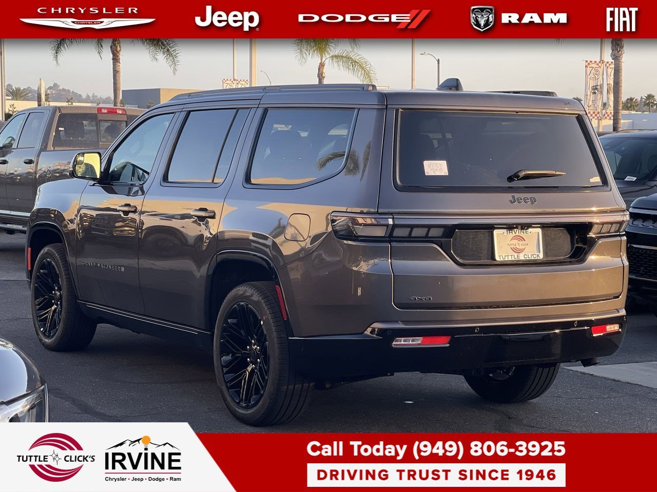 New 2026 Baltic-Gray Metallic Clear-Coat Exterior Paint Jeep Limited Reserve image 4