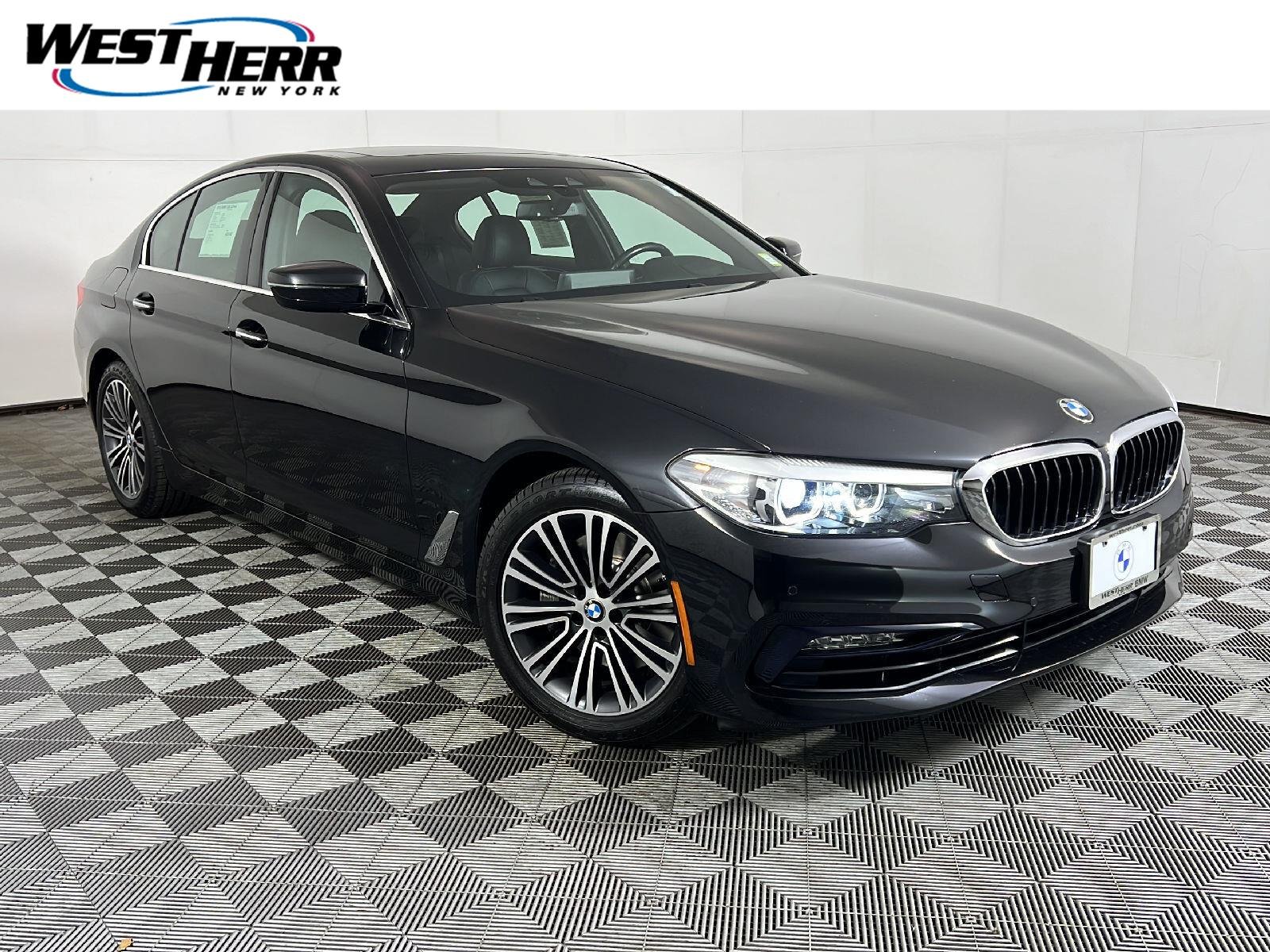 Used 2018 Black Sapphire Metallic BMW 530i xDrive image 1