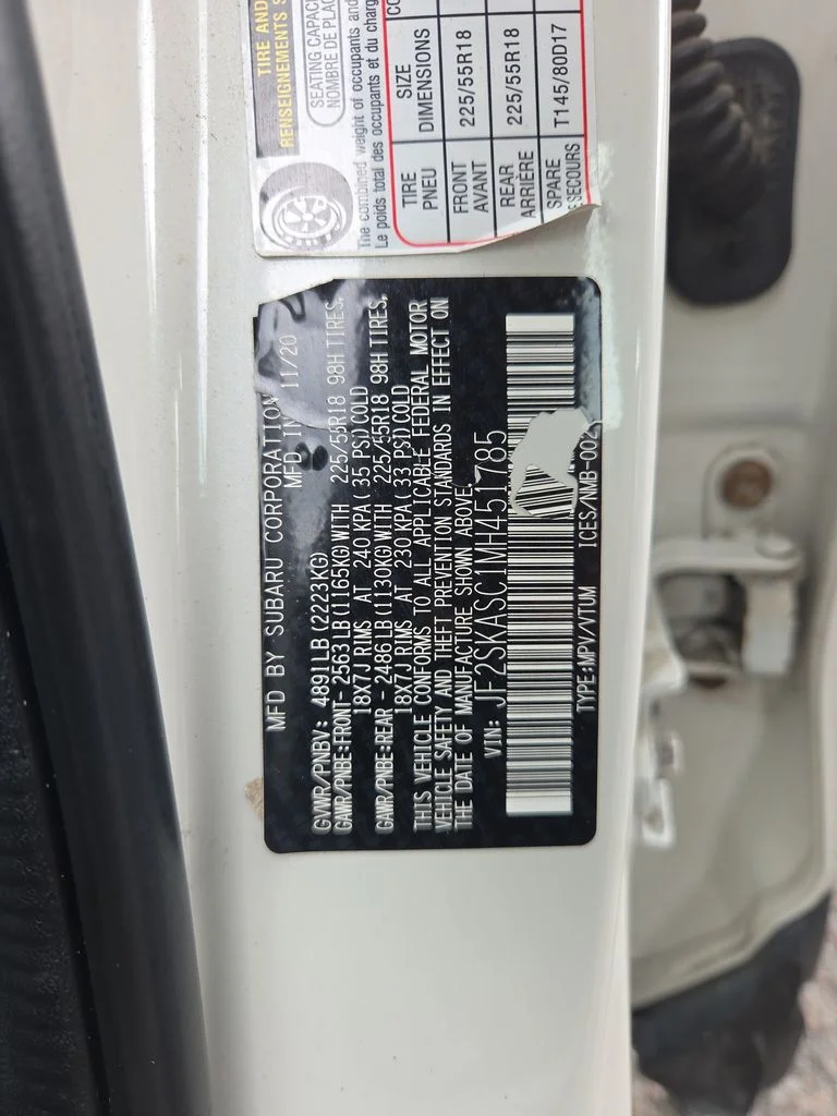 Used 2021 White Subaru Limited image 44