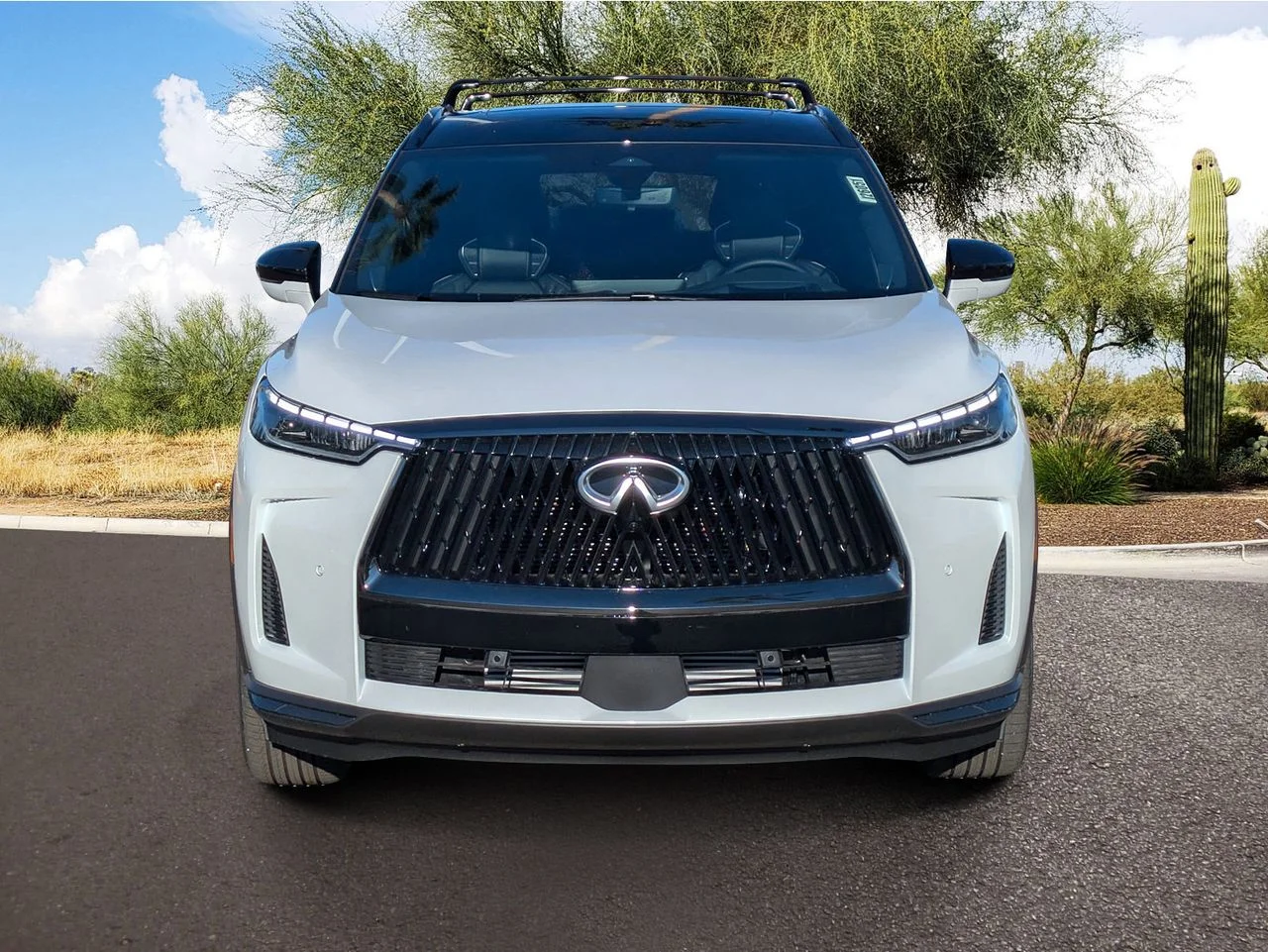 Certified Used 2026 Radiant White Black Obsidian INFINITI Autograph image 8