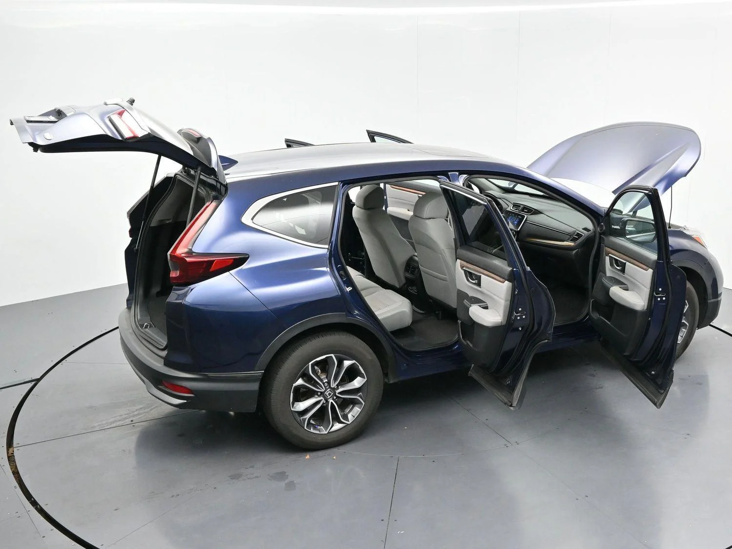 Used 2022 Obsidian Blue Pearl Honda EX image 39